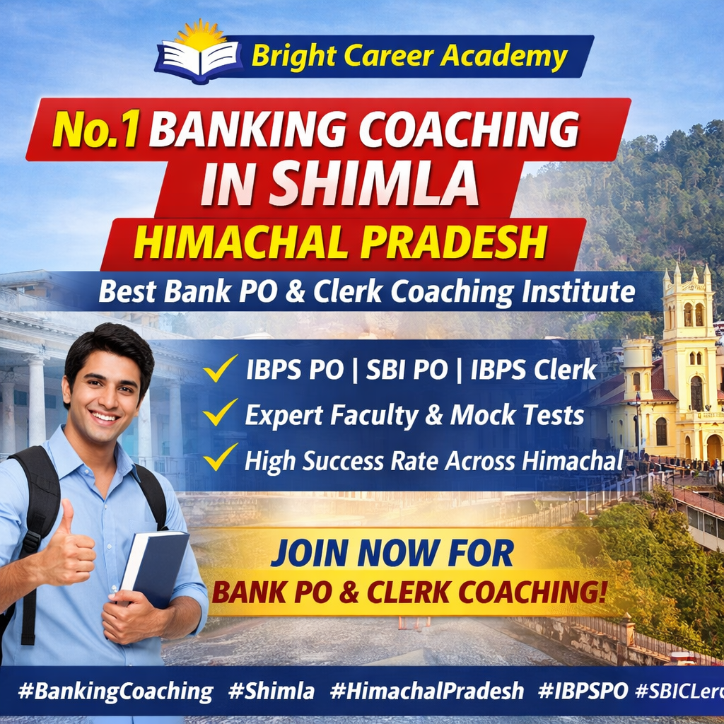 No.1 Banking Coaching in Shimla Himachal Pradesh